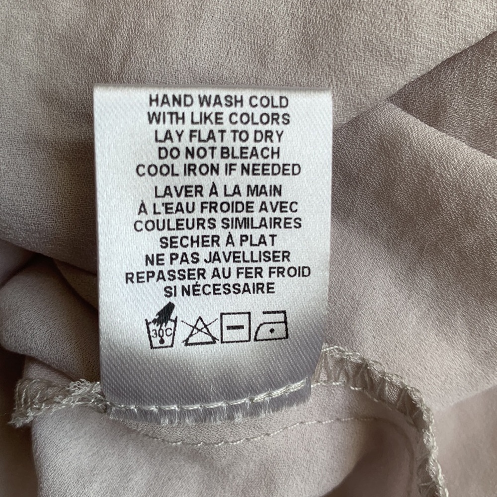 Marla Wynne Lagenlook Asymmetrical Sleeveless Top Light Grey Off White Small - Picture 11 of 11